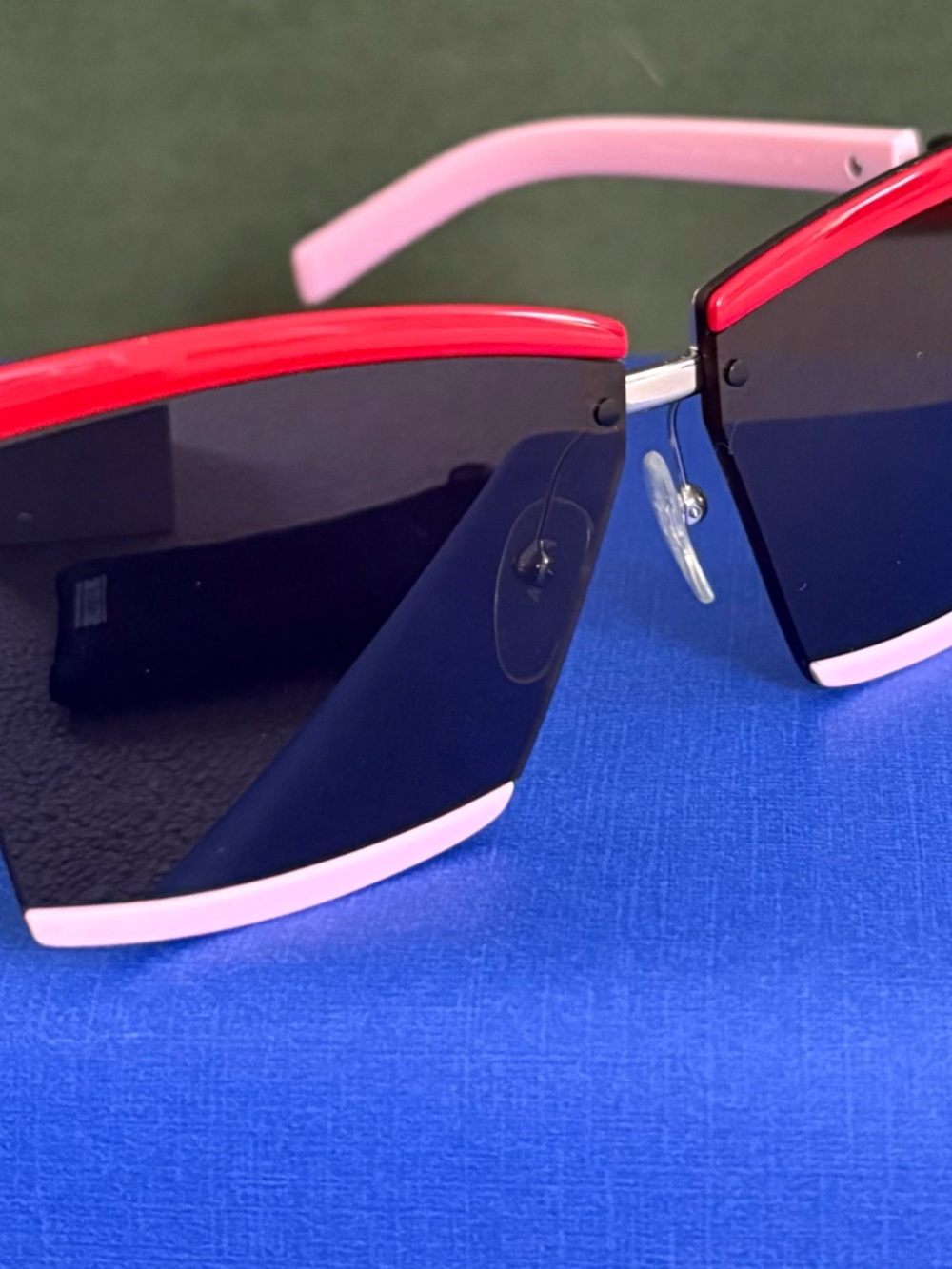 Prada Sunglasses - Red, Pink & Black Lenses original packaging